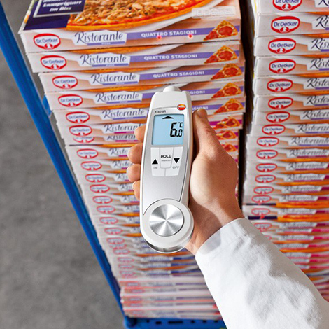 Testo-104-IR เครื่องวัดอุณหภูมิอาหาร 2in1 HACCP (IP65) | Max.250°C 