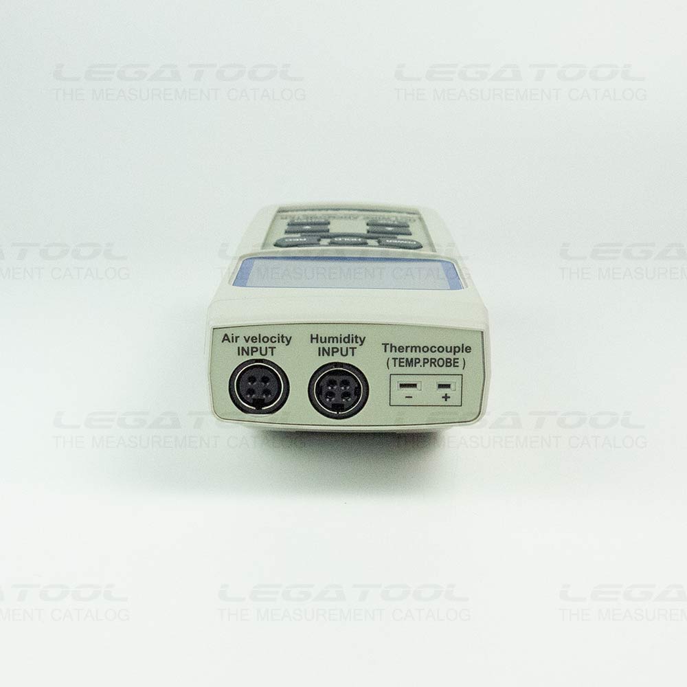 ด้านบนช่องต่อโพรบ และ Thermocouple Type K / Type J