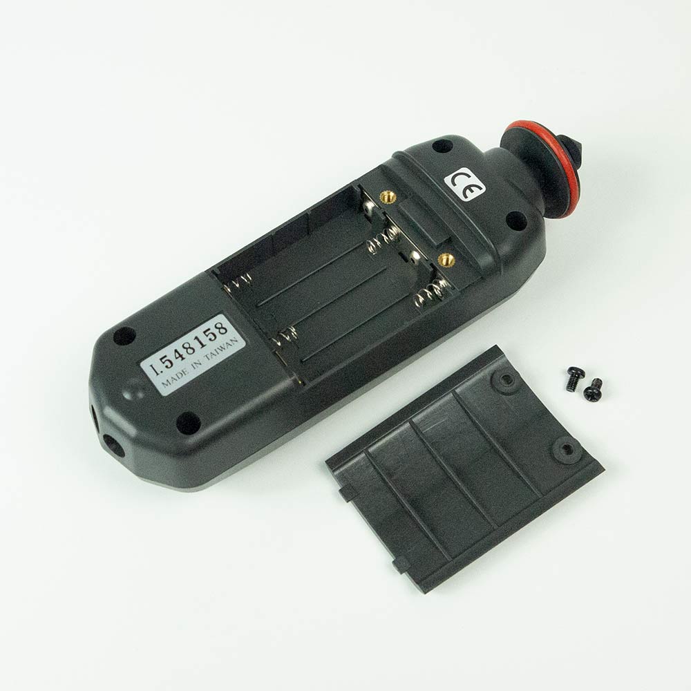 ด้านหลังตัวเครื่อง ช่องใส่ Battery ขนาด AAA x4