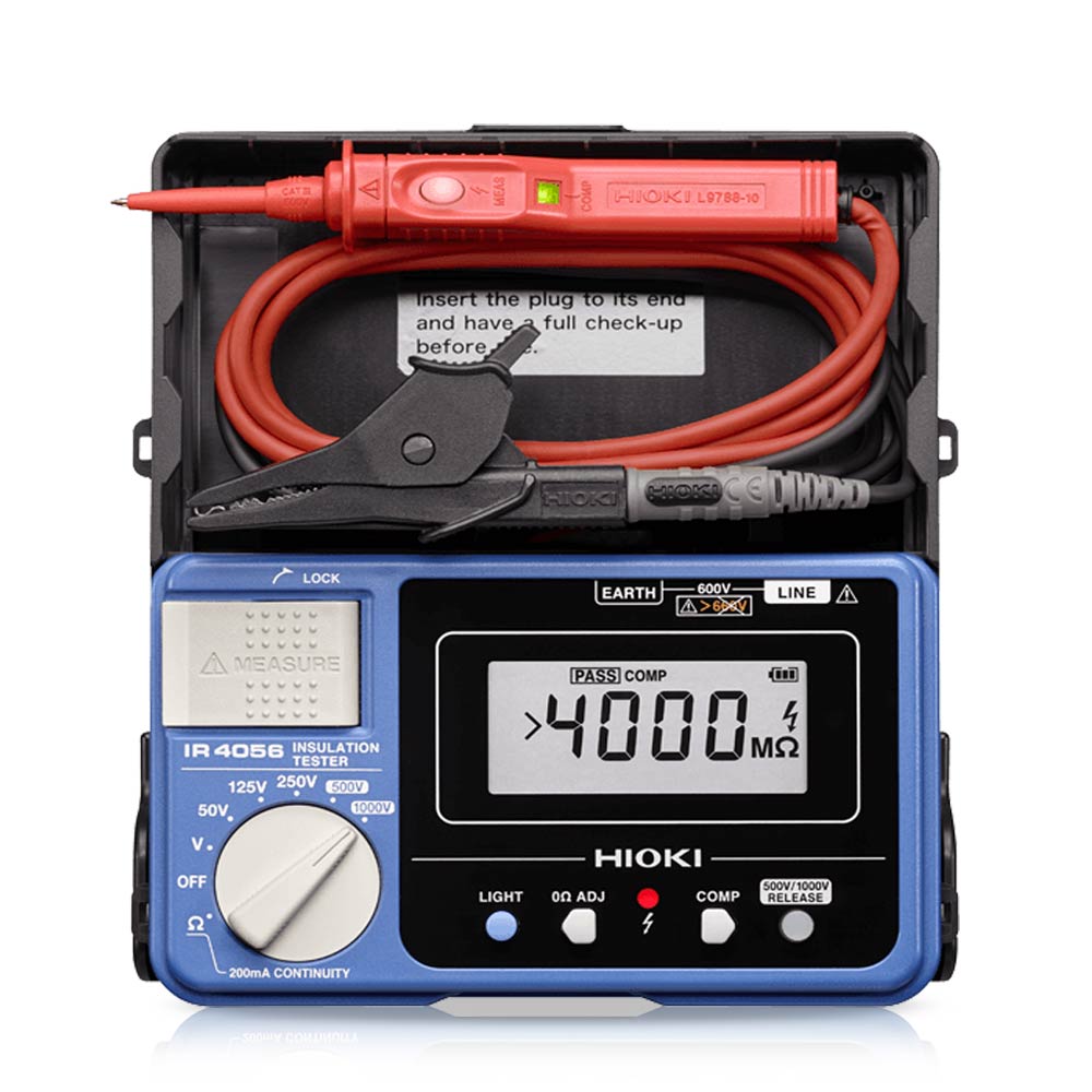 Hioki IR4056-21 เครื่องทดสอบความเป็นฉนวน (Insulation Tester) Hioki IR4056-21 เครื่องทดสอบความเป็นฉนวน (Insulation Tester)