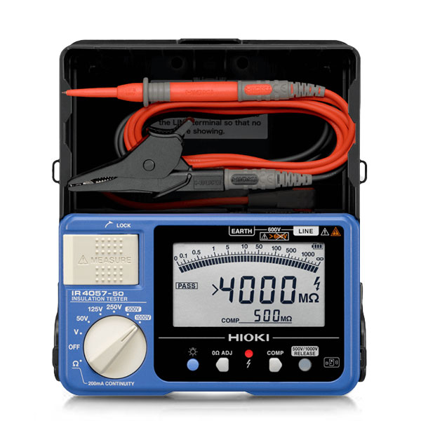 Hioki IR4057-50 เครื่องทดสอบความเป็นฉนวน (Insulation Tester) High-Speed Digital Hioki IR4057-50 เครื่องทดสอบความเป็นฉนวน (Insulation Tester) High-Speed Digital