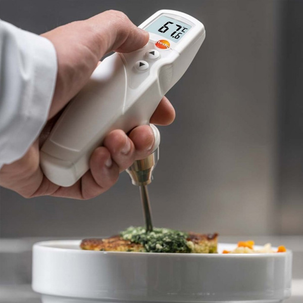 Testo 105 Series เครื่องวัดอุณหภูมิอาหารแบบดิจิตอล HACCP (IP65) | Max.275°C 