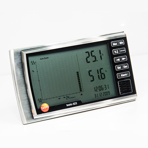 Testo-623 ภาพด้านหน้าตัวเครื่อง Testo-623 ภาพด้านหน้าตัวเครื่อง