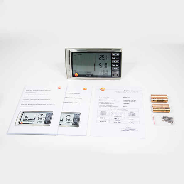 Testo-623 ภาพสินค้า อุปกรณ์และคู่มือ Testo-623 ภาพสินค้า อุปกรณ์และคู่มือ