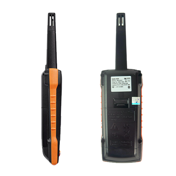 Testo-0563-1625 รูปแสดงด้านข้างและด้านหลัง Testo-0563-1625 รูปแสดงด้านข้างและด้านหลัง