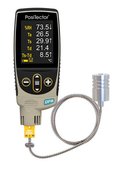 DPMS1 เหมาะสำหรับงานวัดอุณหภูมิพื้นผิว ของวัสดุหรือชิ้นงานก่อนที่จะเริ่มงานทำสีหรือเคลือบผิว