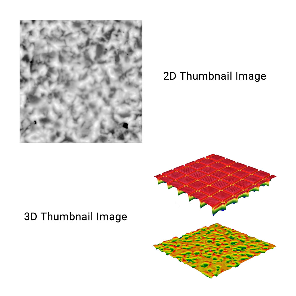 ภาพตัวอย่างการแสดงผลแบบสองมิติ (2D) และ แบบสามมิติ (3D)