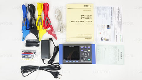 อุปกรณ์ที่มาในชุดของรุ่น PW3360-20 และ PW3360-21 with Harmonic Analytic function