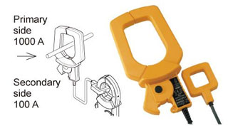 Support for large-diameter, high-current measurement
