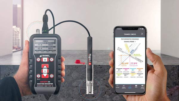 ภาพตัวอย่างการใช้งานร่วมกับโพรบ Hygro-i2 (แยกจำหน่าย)