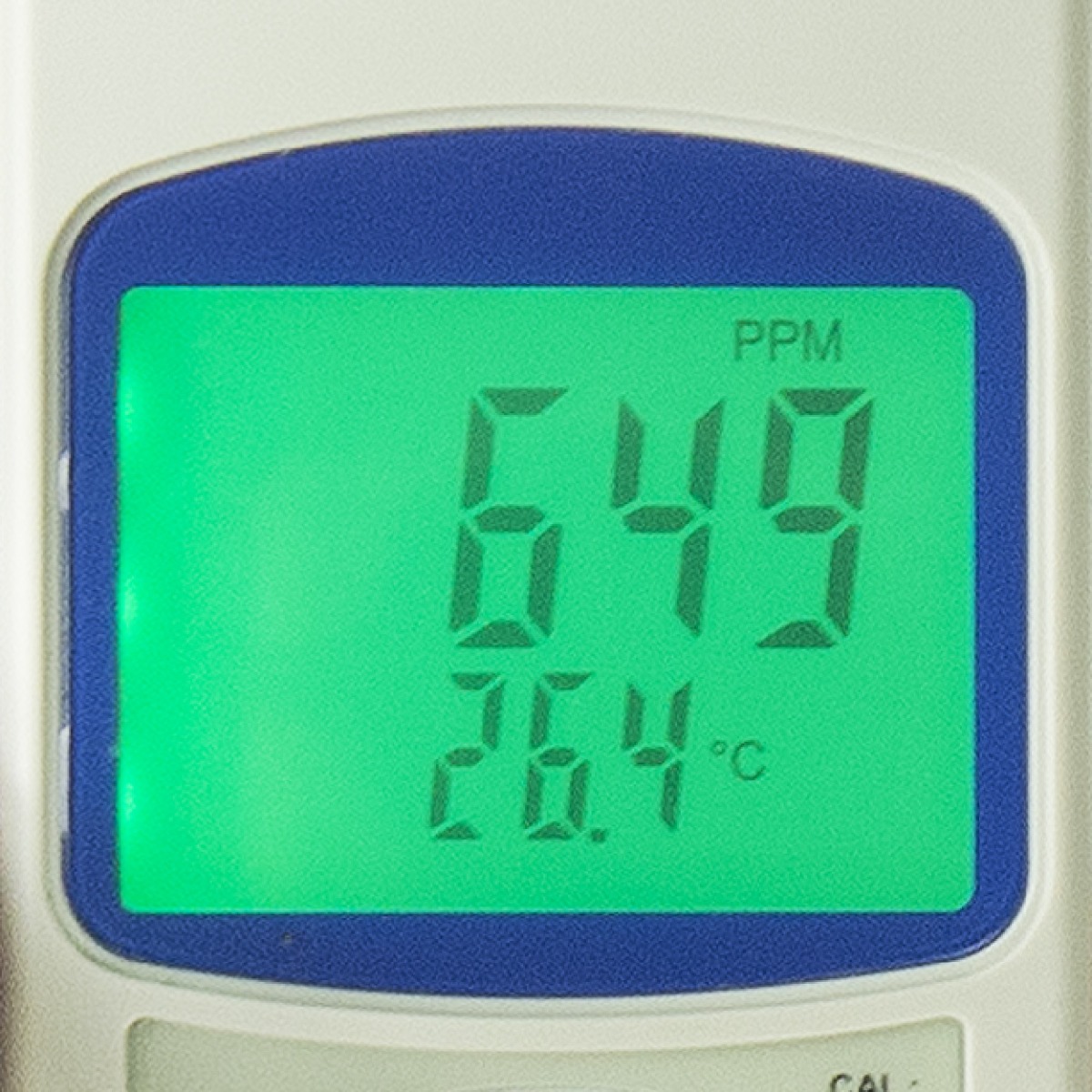 ตัวอย่างการแสดงผลค่าการวัด TDS บนหน้าจอ